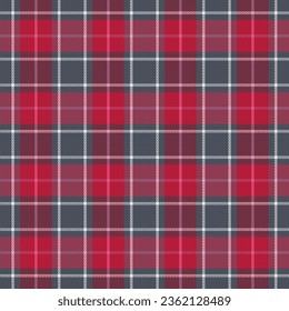 Tartan plaid pattern with texture. Vector illustration.