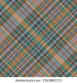 Tartan plaid pattern with texture. Vector illustration.