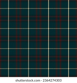 Tartan plaid pattern with texture. Vector illustration.