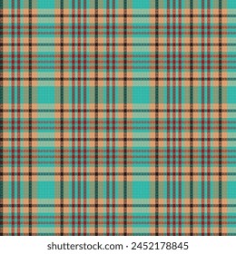 Tartan plaid pattern with texture. Vector illustration.