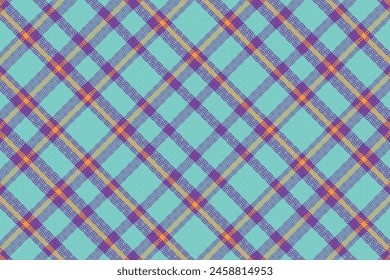 Tartan plaid pattern with texture. Vector illustration.