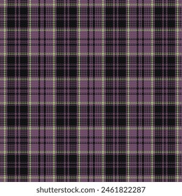 Tartan plaid pattern with texture. Vector illustration.