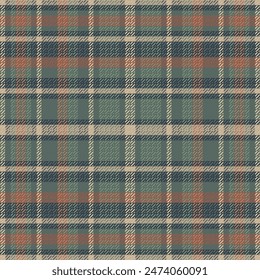 Tartan plaid pattern with texture. Vector illustration.
