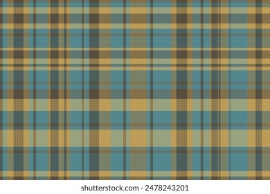 Tartan plaid pattern with texture. Vector illustration.