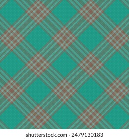 Tartan plaid pattern with texture. Vector illustration.