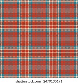 Tartan plaid pattern with texture. Vector illustration.