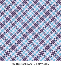 Tartan plaid pattern with texture. Vector illustration.