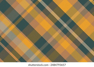 Tartan plaid pattern with texture. Vector illustration.