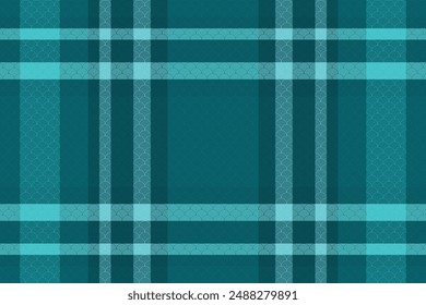 Tartan plaid pattern with texture. Vector illustration.