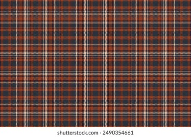 Tartan plaid pattern with texture. Vector illustration.