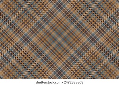 Tartan plaid pattern with texture. Vector illustration.