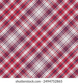 Tartan plaid pattern with texture. Vector illustration.