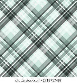 Patrón de cuadros de tartán con textura. Ilustración vectorial.