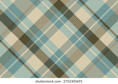 Tartan plaid pattern with texture. Vector illustration.