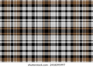 Tartan plaid pattern with texture and warm color. Vector illustration.