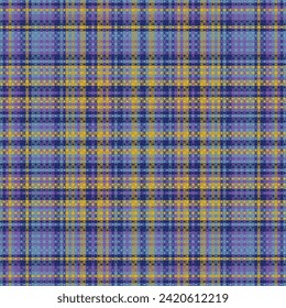 Tartan plaid pattern with texture and warm color. Vector illustration.