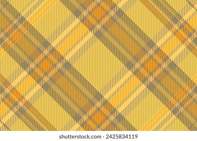 Tartan plaid pattern with texture and warm color. Vector illustration.