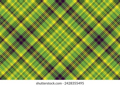 Tartan plaid pattern with texture and warm color. Vector illustration.