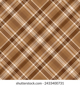Tartan plaid pattern with texture and warm color. Vector illustration.