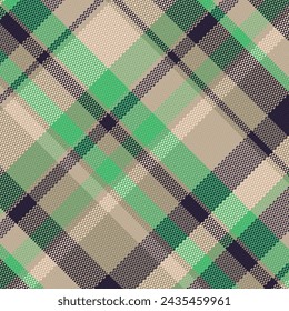 Tartan plaid pattern with texture and warm color. Vector illustration.