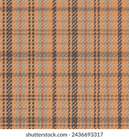 Tartan plaid pattern with texture and warm color. Vector illustration.