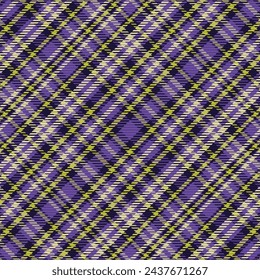 Tartan plaid pattern with texture and warm color. Vector illustration.