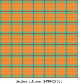 Tartan plaid pattern with texture and warm color. Vector illustration.
