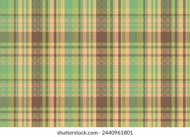 Tartán a cuadros con textura y color de la boda. Ilustración vectorial.