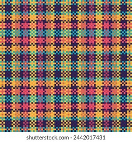 Tartan plaid pattern with texture and wedding color. Vector illustration.