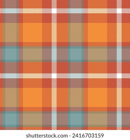 Tartán estratificó el patrón en negro, naranja, beige. Vistazo sin foco para comprobar el fondo de la textura gráfica de plaqueta para vestido, falda, bufanda, tira, chaqueta, otras modernas estampadas de tela de moda de otoño de primavera.