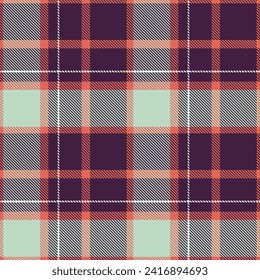 Tartán estratificó el patrón en negro, naranja, beige. Vistazo sin foco para comprobar el fondo de la textura gráfica de plaqueta para vestido, falda, bufanda, tira, chaqueta, otras modernas estampadas de tela de moda de otoño de primavera.