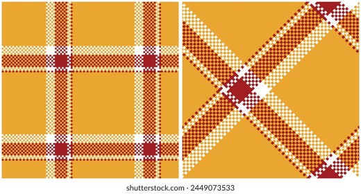 Tartan plaid pattern tweed  Seamless glen check plaid graphic texture background for dress, skirt, scarf, throw, jacket, other modern spring autumn winter fashion fabric print.