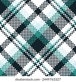 Tartan plaid pattern tweed  Seamless glen check plaid graphic texture background for dress, skirt, scarf, throw, jacket, other modern spring autumn winter fashion fabric print.
