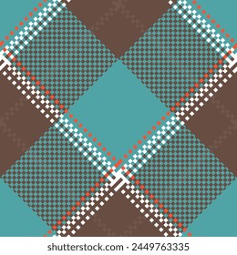 Tartan plaid pattern tweed  Seamless glen check plaid graphic texture background for dress, skirt, scarf, throw, jacket, other modern spring autumn winter fashion fabric print.