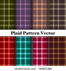 Tartan Plaid Pattern Vector