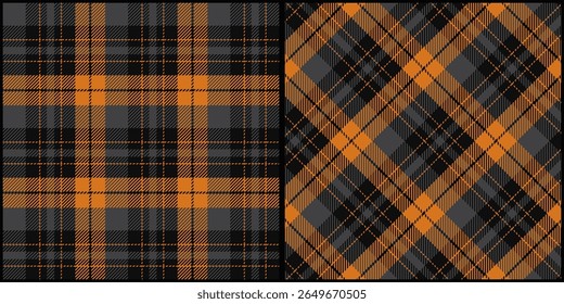 Gráfico de vetor de padrão de xadrez tartan. Fundo de textura xadrez sem costura para vestido, saia, cachecol, jogar, jaqueta, tecido, pano, cobertor. Estilo escocês retrô