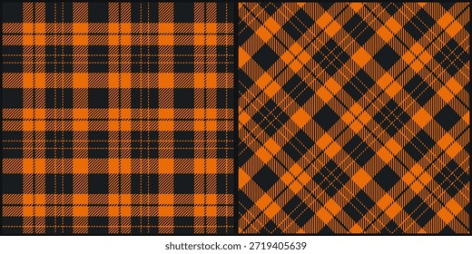 Patrón de cuadros de tartán gráfico de Vector. Fondo de textura a cuadros a cuadros sin costuras para vestido, falda, bufanda, tiro, chaqueta, tela, tela, manta. Estilo retro escocés.	