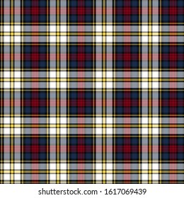 Tartan, plaid pattern vector illustration. Checkered texture for clothing fabric prints, web design, home textile.