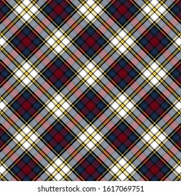 Tartan, plaid pattern vector illustration. Checkered texture for clothing fabric prints, web design, home textile.