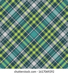 Tartan plaid pattern woven texture. Check  for flannel shirt, blanket, throw, or other modern textile design.  Vector illustrator EPS 10.