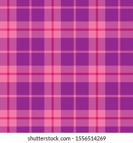 Tartan plaid pink red line fabric texture pink background seamless pattern ,Scottish cage