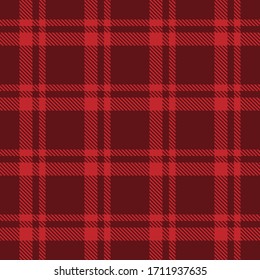 Tartan plaid red line fabric texture background seamless pattern ,Scottish cage 