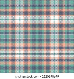  Tartan oder plaid Retro-Farbmuster. Vektorgrafik-Design.