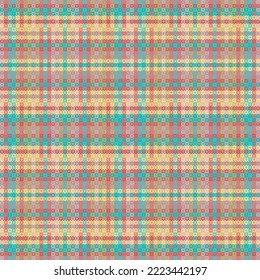Tartan or plaid retro color pattern. Vector illustration design.