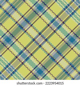 Tartan or plaid retro color pattern. Vector illustration design.