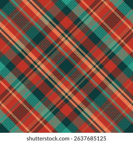 Tartan or plaid retro color pattern. Vector illustration design.