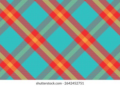 Tartan or plaid retro color pattern. Vector illustration design.