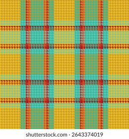 Patrón de color tartán o retro a cuadros. Diseño de Ilustración vectorial.
