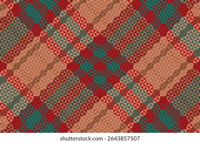 Tartan or plaid retro color pattern. Vector illustration design.