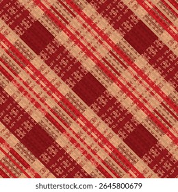 Tartan or plaid retro color pattern. Vector illustration design.